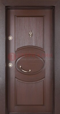Железная дверь с массивом дуба в стиле классика ДМД-55 в Дмитрове