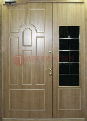 Входная дверь Дверь со вставками из черного стекла ДПР-42 в Дмитрове