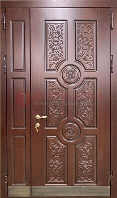 Парадная металлическая дверь с узором ДПР-74 в Ростове-На-Дону